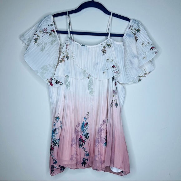 Lauren Conrad Flowy Lined Off-the-Shoulder Blouse - Picture 4 of 8